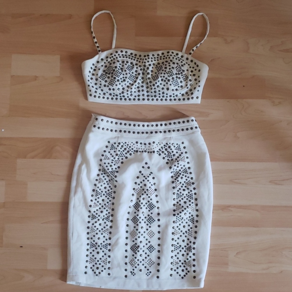 2 piece bandage dress